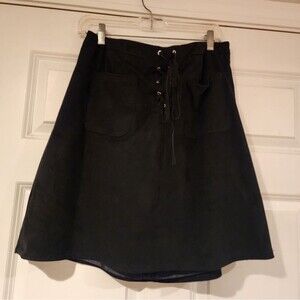 🔥Black Lace-Up Women's Skirt